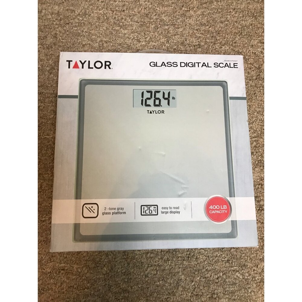 Taylor Glass Digital Scale 400 Pound Capacity